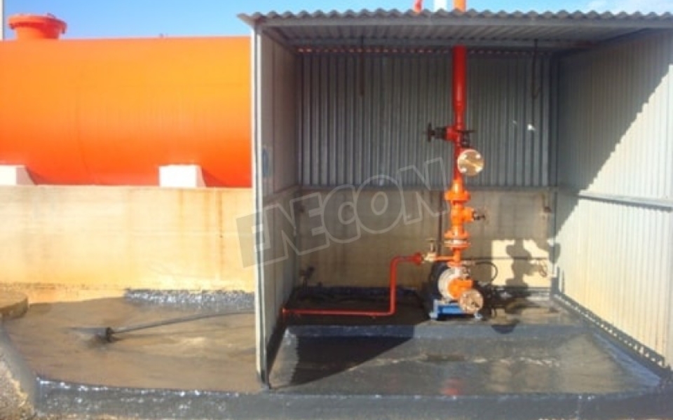 Sulfuric Acid loading area