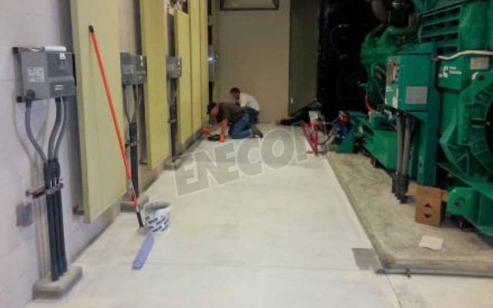 Generator Building Floor Repaired