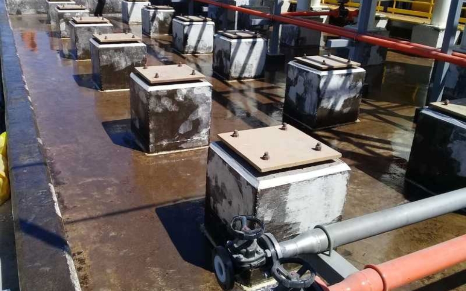 Concrete Secondary Containment Areas Protected